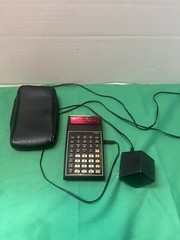 Texas Instruments TI-55 Calculator & Case & AC 9132 Power Supply For Parts