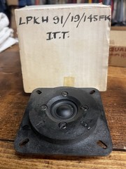 Vintage ITT Germany Audio Speaker Tweeter LPKH91/19/145FK 8 Ohm