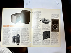Vintage McIntosh XL1 XL-1 Spec Sheet Sales Brochure Catalog Ad *ORIGINAL*