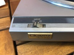TECHNICS SL-Q350 Quartz Direct Drive Fully Automatic TURNTABLE Tested POWERS ON!