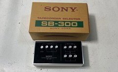 Vintage Sony SB-300 Tapecorder Selector For Parts and Repairs With Box