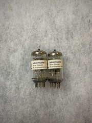 Telefunken ECC83 12AX7 Lab Version Smooth 2-Hole Diamond NOS Tested Matched Pair