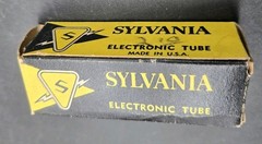 Vintage Sylvania 6AU6A Electronic Vacuum Tube w/ Original Box Untested USA