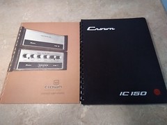 Crown IC-150 Preamp / Preamplifier Service Manual *Original* + Brochure Nice