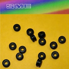 Rubber Bed Plate Grommets 10Pcs For SME 3009 3012 Series III Turntable Tonearm