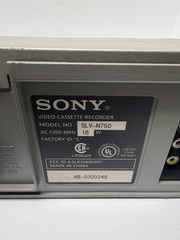 Sony SLV-N750 Hi-Fi Stereo VHS Video Cassette Recorder, No Remote, WORKING