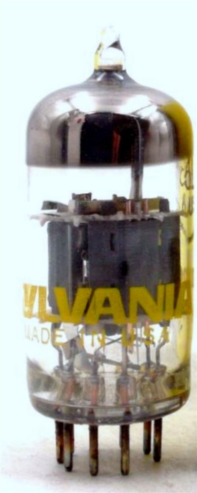 6LN8 TUBE SYLVANIA TESTED & BOXED VINTAGE COMMERCIAL SURPLUS