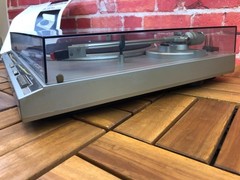 TECHNICS SL-Q350 Quartz Direct Drive Fully Automatic TURNTABLE Tested POWERS ON!
