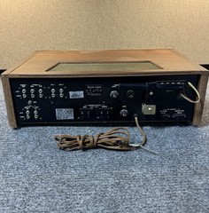 Vintage Allied 498 Solid State Stereophonic Receiver — Wood Cabinet — Japan