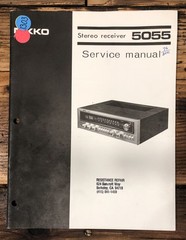 Nikko Model 5055 Receiver Service Manual *Original*