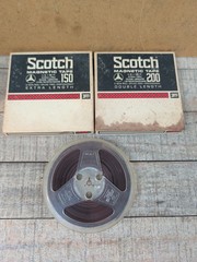 Scotch 150 &200 Magnetic Tapes Reel to Reel & 1 Unknown Scotch… No Box