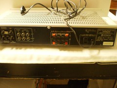 Hitachi SR-1900 stereo AM/FM/Phono for repair or parts,dial light out