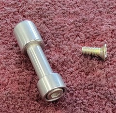 Tascam 38 Reel to Reel 5800296200 1/2 Inch Tape Guide with Guide Cap and Bolts