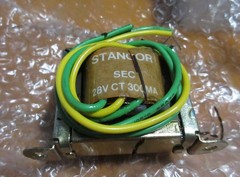 Stancor P-8602 Transformer 28VCT 300MA WIRE LEADS N.O.S. FREE SHIP IN USA