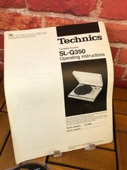 TECHNICS SL-Q350 Quartz Direct Drive Fully Automatic TURNTABLE Tested POWERS ON!