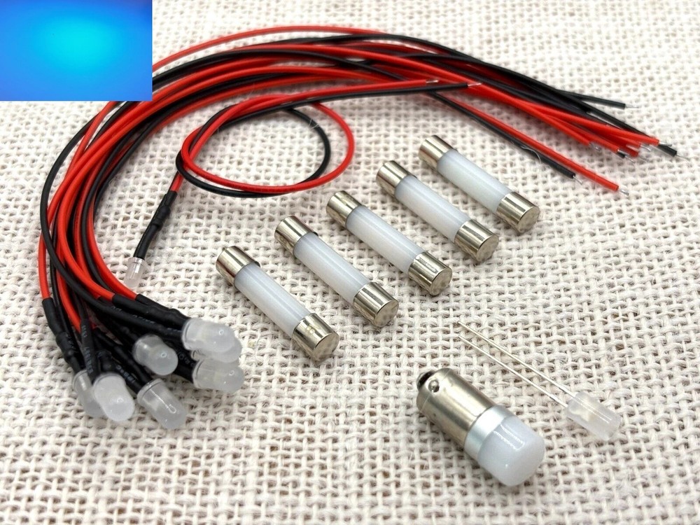 Sansui 8 eight receiver replacement BLUE LED lamps bulbs lights upgrade kit