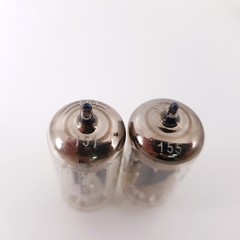 2 X 6211 TELEFUNKEN TUBE. 1960s PROD. GOLD PIN. MATCHED PAIR. 73. CH164