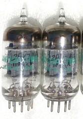 G.E JAN 12AX7WA Tubes NOS (Lot of 5pcs)