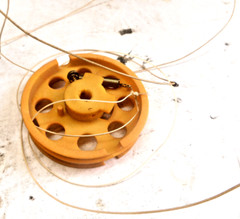 KENWOOD KR-4070 STEREO RECEIVER – DIAL POINTER WITH STRING – PARTING OUT