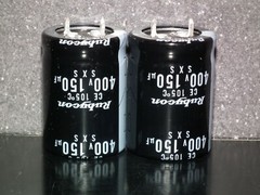 Rubycon JAPAN two electrolytic capacitors 150uF 400V 150u 150mfd SXS Audio Grade
