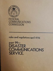 Federal Communications Commission Rules And Regulations April 1976 Part 99