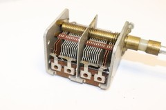 SET OF 3 – DRAKE TR‑4C – AIR‑VARIABLE CAPACITORS — ORIGINAL TRW & JOHNSON PARTS