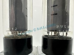 MULLARD BLACKBURN EL34 Xf2 Single Halo Getter Tubes PLATINUM MATCHED on AT1000