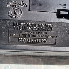 GE General Electric 4 Band Receiver TV/WB/AM/FM Radio 7-2945A TV Sound Tested