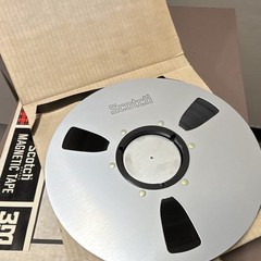 Scotch Japan 206 1/2 “ Reel Tape 10″ Metal Reel, 2400 ft. (Lot of 2)