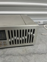 Sansui SE-8 Stereo Graphic Equalizer Blue-Light Spectrum Analyzer FOR PARTS READ
