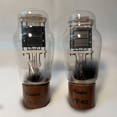 Taylor VT-62 Vacuum Tube 2-Pack U.S. Army Signal Corps Used Vintage Tubes