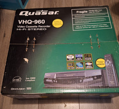 VCR Quasar Video Cassette Recorder 4 Head VHQ-960 VHS Player Factory Sealed NEW