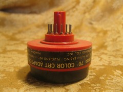 Vintage Pomona Tube Color CRT Adaptor 3020 70°