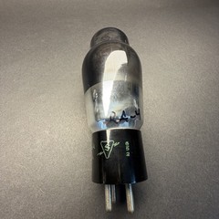 Sylvania 2A3 Tube. Black Glass . TV7 Tested Nos. 2A3 RA-4.