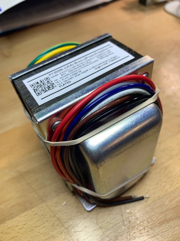 PT350Mi-POWER TRANSFORMER for TUBE AUDIO (700Vct) 350-0-55-350V x120mA