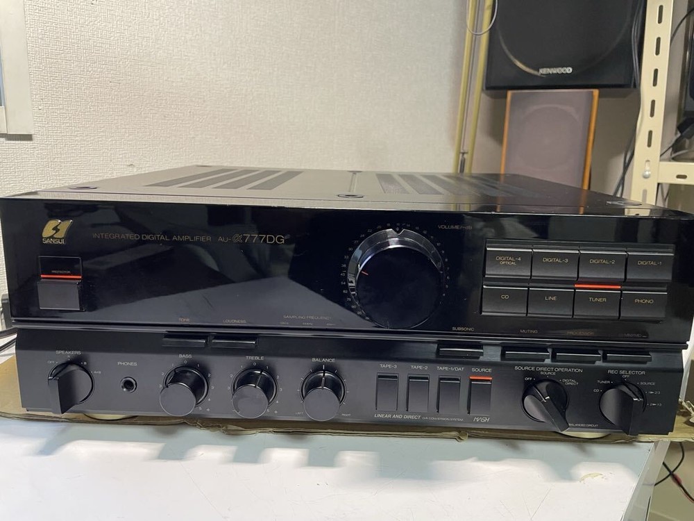 SANSUI AU-a777DG Alpha Integrated Amplifier Serviced Tested Working from Japan