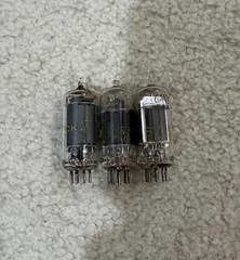 lot of 3 tube 2 6av6 and one 6au6 tested good