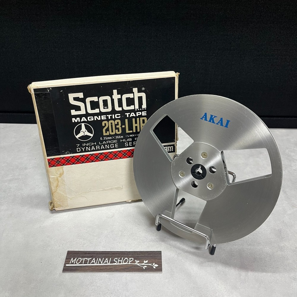 AKAI ATR-7M 7 Inch Metal Take Up Reel With Box For GX 747 GX 646 GX 77 Good!!