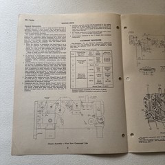 RCA Victor Battery Operated Personal Radio PT-1 Series Service Data Sheet 1959