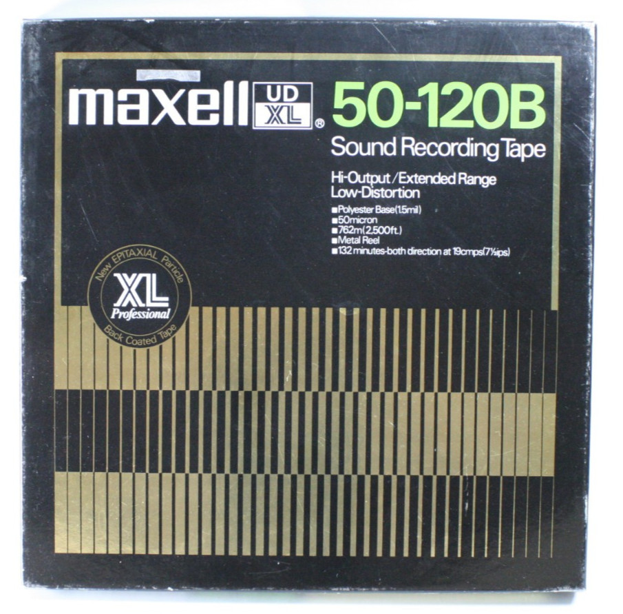 Maxell UD XL 50-120B 10.5″ Metal Spool 1/4 Inch – Used Tape – Lot D