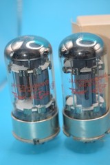 Matched Pair – 6080WB Bendix JAN CEA Tubes -Graphite Plates – TV7 Tested NOS+