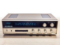 KLH Model Seventy Two 72 WORKS SILVER FACE Wood Grain Vintage Stereo Receiver