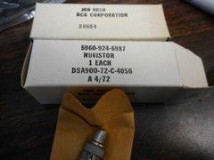 1 each RCA 8058 nuvistor tube, NIB JAN8058 MEDIUM MU TRIODE