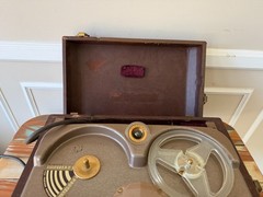 Vintage Revere Tape Recorder Reel to Reel Tape Player Model T-100 (See video)