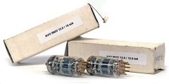 PAIR E88CC/6922 NECKERMANN NOS USA Tube Valve GOLD PINS , Tested AVO MkIV