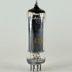 (1) Tested RCA 6CU5 with Box Date Code CV Black Plate Beam Power Pentode Tube