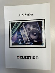 Celestion CX Series Professional Pro Audio Speakers Sales Brochure Pamphlet 1996