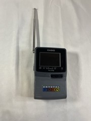 Vtg Casio TV-770B Portable Analog Handheld TV UHF/VHF Crystal Vision Untested