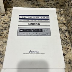 Sansui 3500 Solid State -Serviced/One Owner/Bundle