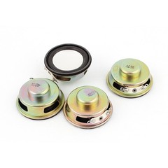3W 40mm Diameter 4 Ohm Internal Mini Magnet Speaker Loudspeaker 4Pcs